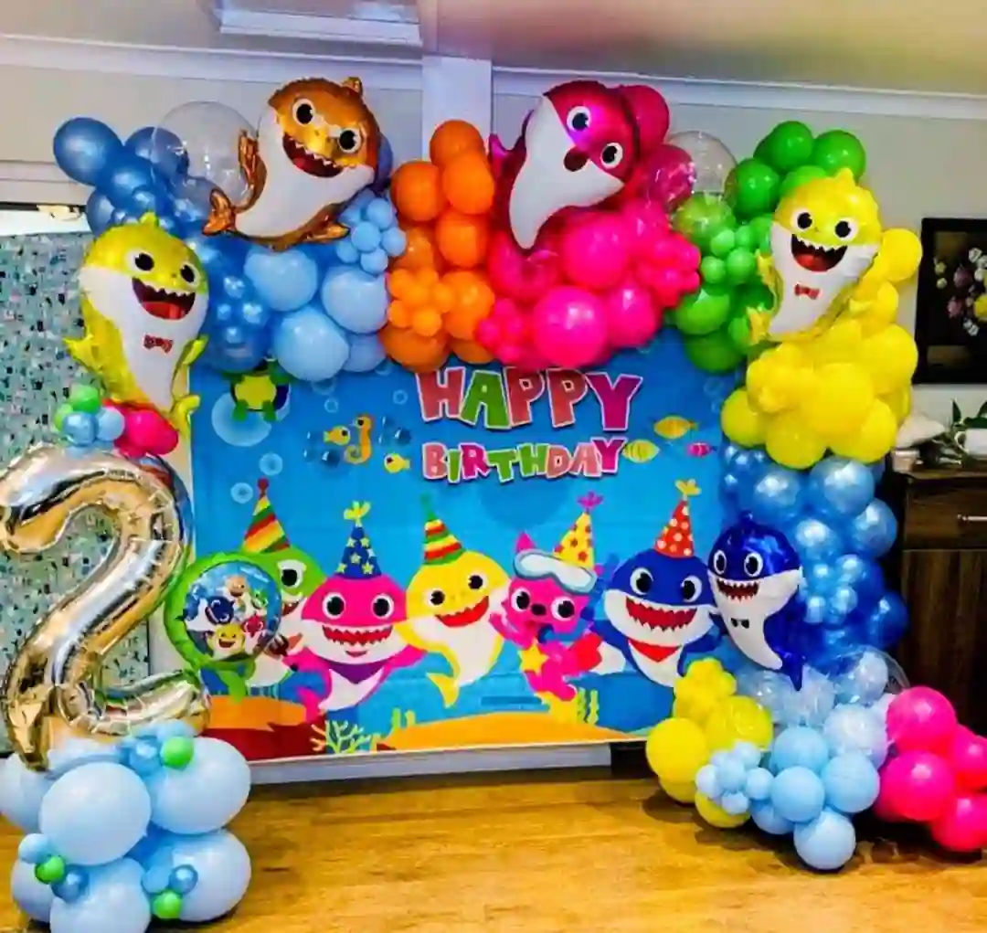 Baby Shark Birthday Wall Decor
